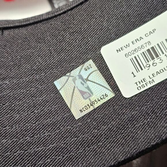 Chicago Bulls New Era Dad Hat Cap Red Black 9Forty NBA Jordan Pippen Rodman New - Picture 10 of 12